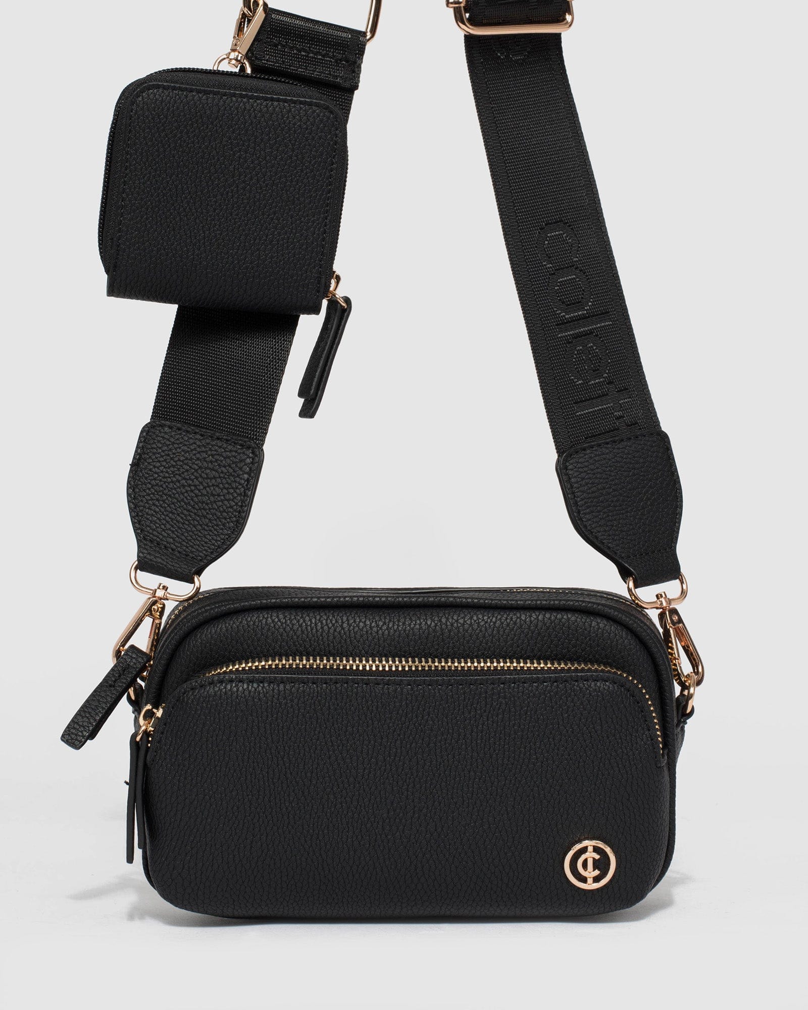 Buy Black Vegan Leather Crossbody Purse for Women. Chic Soft Faux Leather  Crossbody Bag With Exterior Pocket, Zipper and Wide Shoulder Strap. Online  in India - Etsy