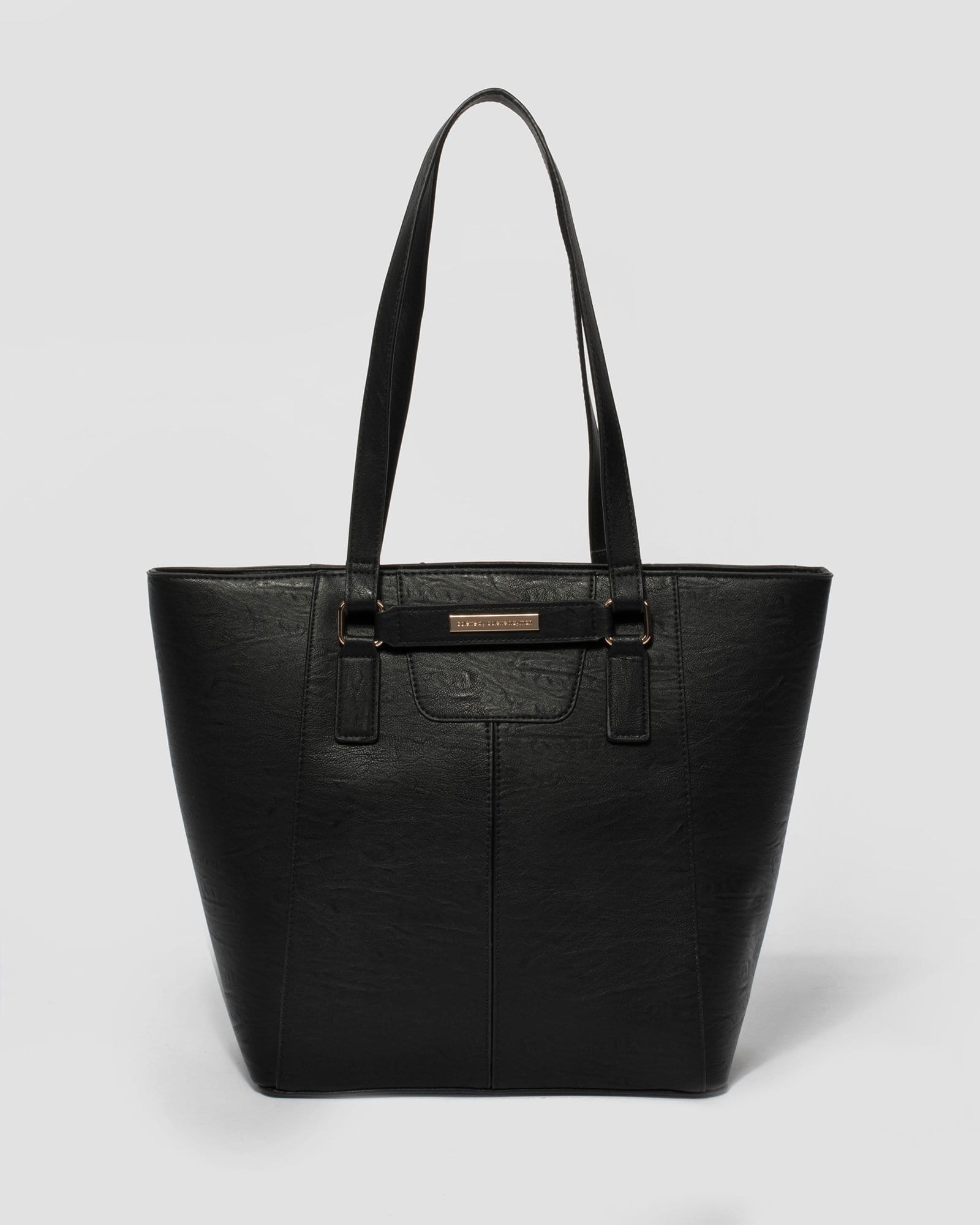 Black Carissa Panel Tote Bag – colette by colette hayman