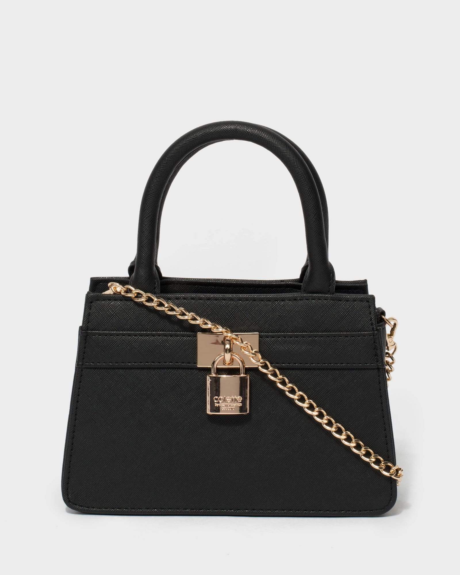 Black Danica Lock Mini Bag – colette by colette hayman