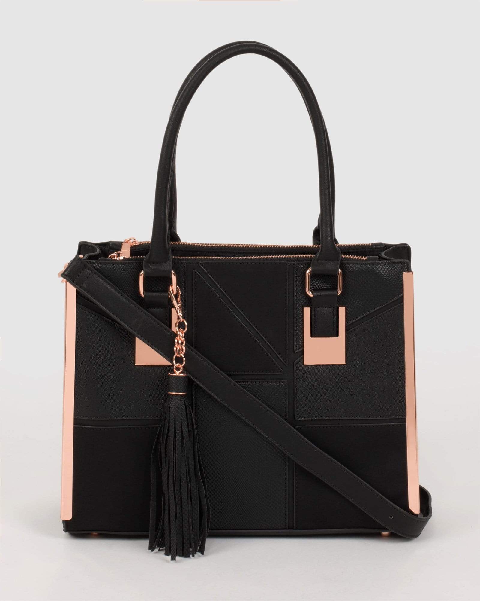 Black Lucy Square Tote Bag – colette by colette hayman