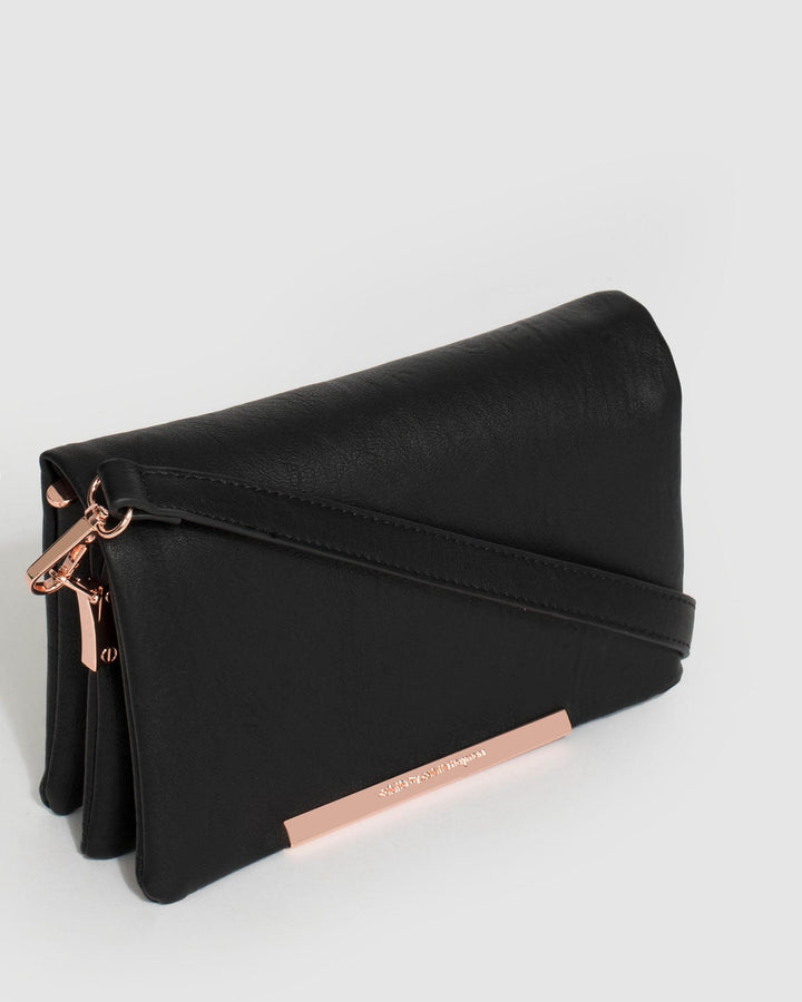 Black Nina Pocket Crossbody Bag | Crossbody Bags