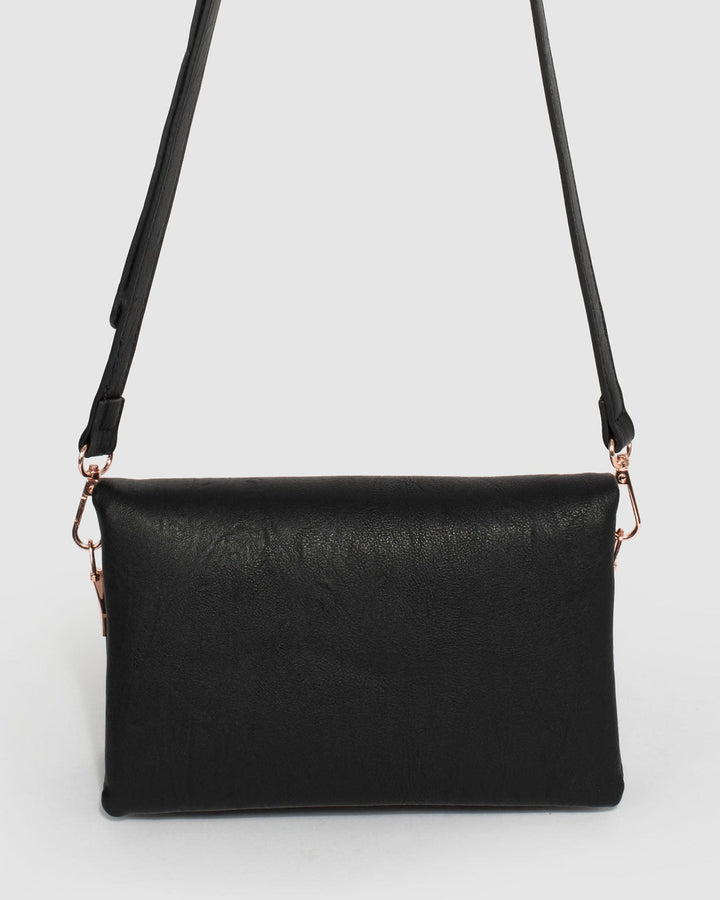 Black Nina Pocket Crossbody Bag | Crossbody Bags