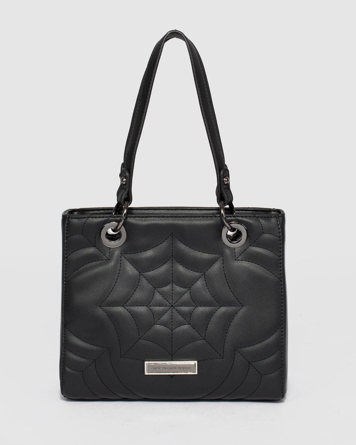 Colette by Colette Hayman Black Nirvana Web Tote Bag