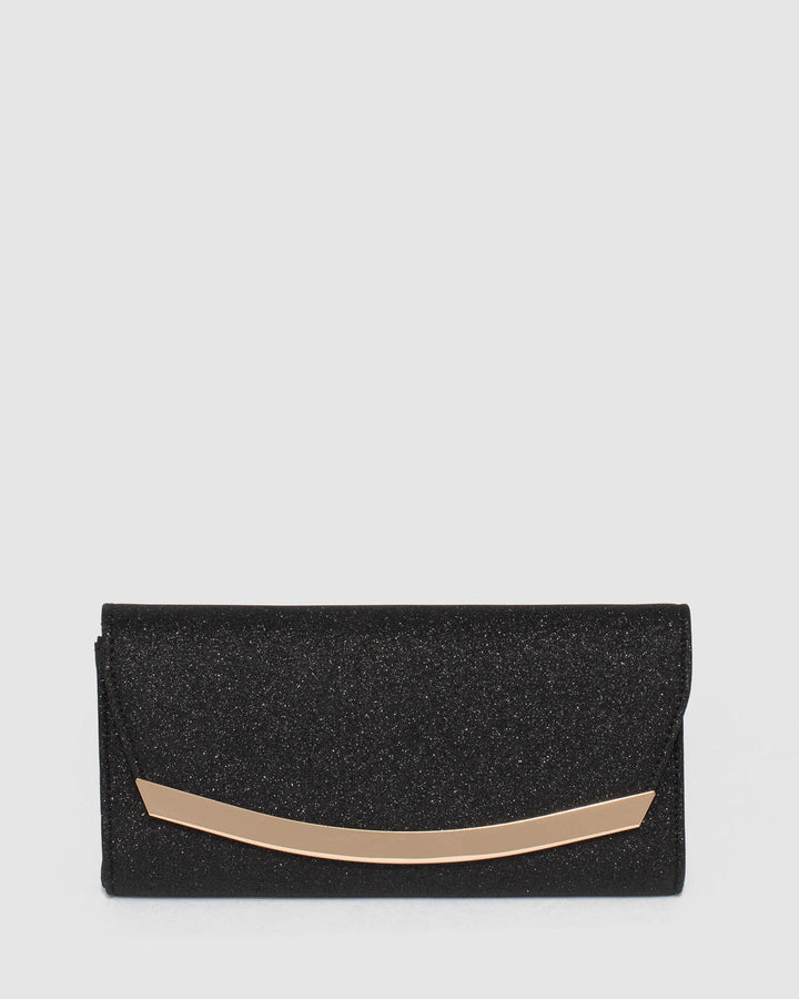 Colette by Colette Hayman Black Sammi Evening Clutch Bag