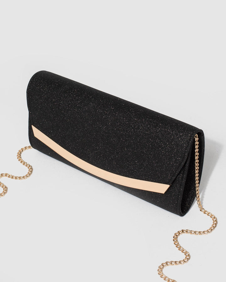 Colette by Colette Hayman Black Sammi Evening Clutch Bag