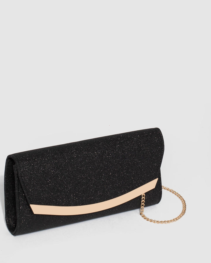 Colette by Colette Hayman Black Sammi Evening Clutch Bag