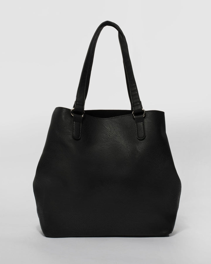 Black Selena Purse Tote Bag – colette by colette hayman