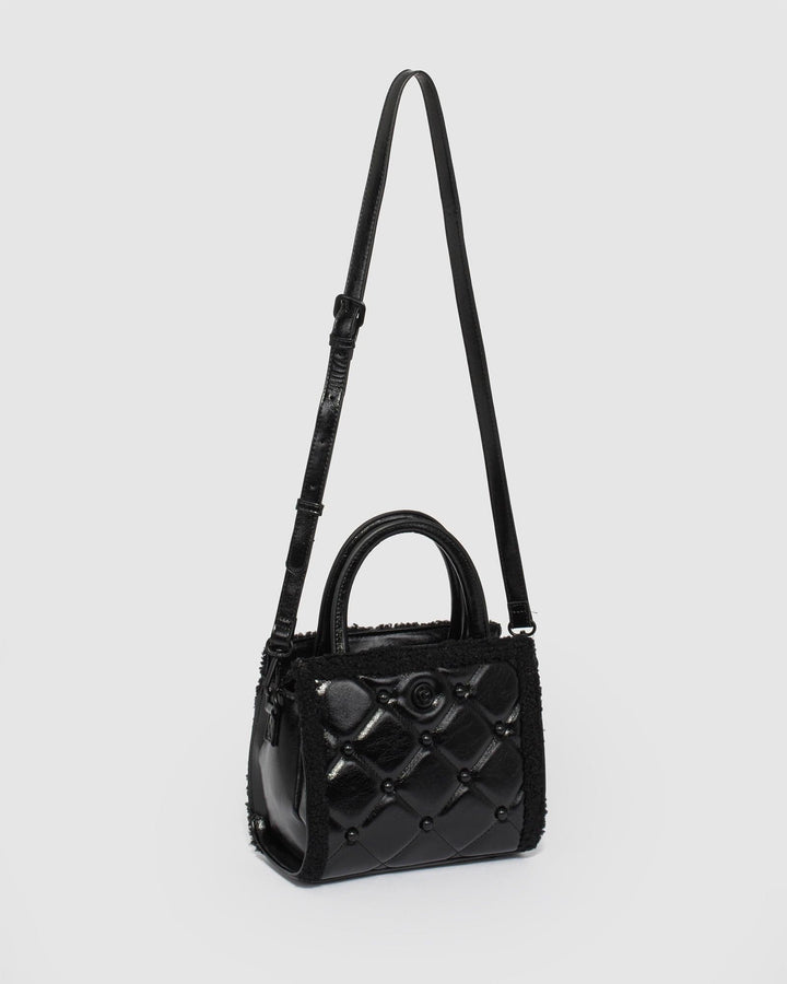 Colette by Colette Hayman Black Sia Teddy Mini Bag