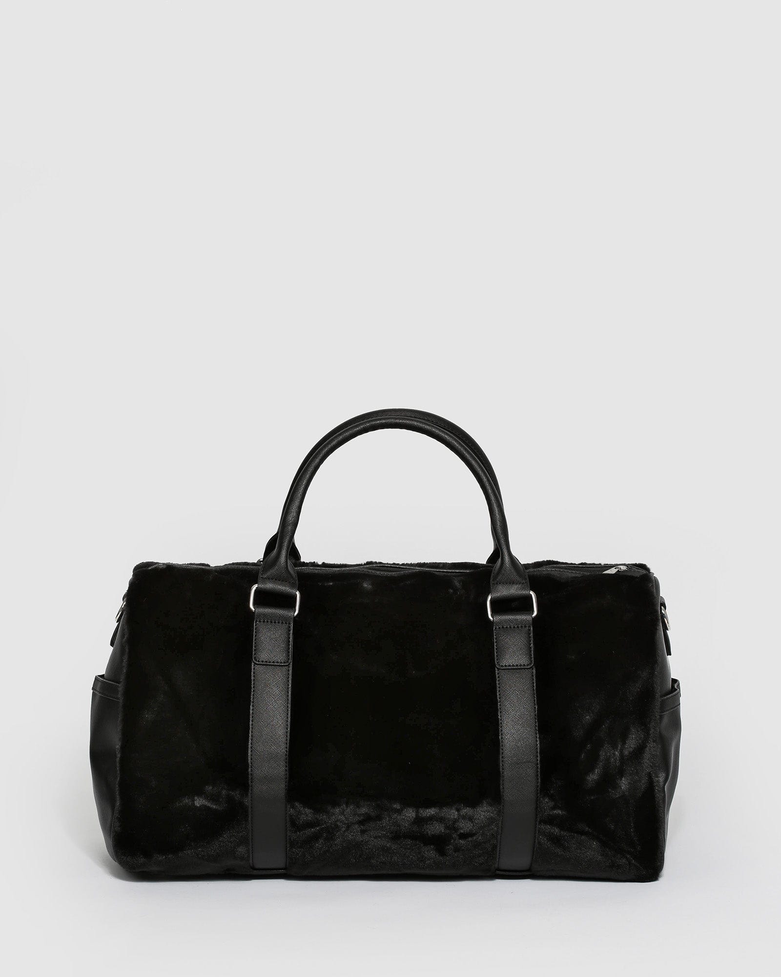 Black overnight outlet bag