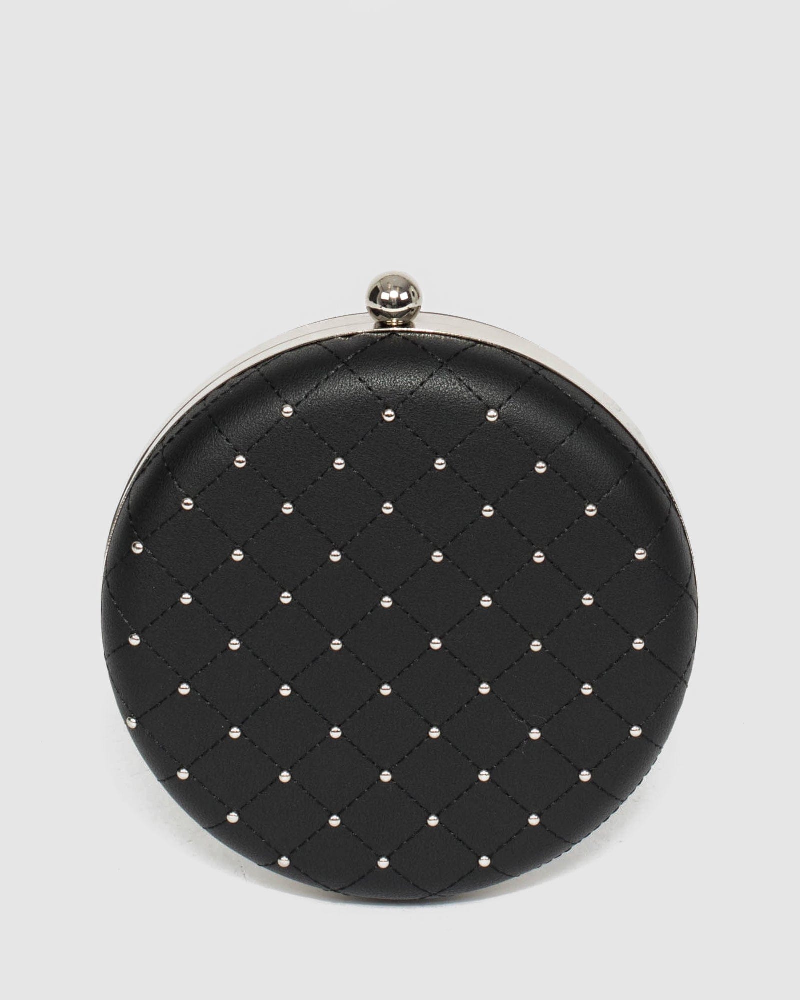 Circle on sale clutch bag