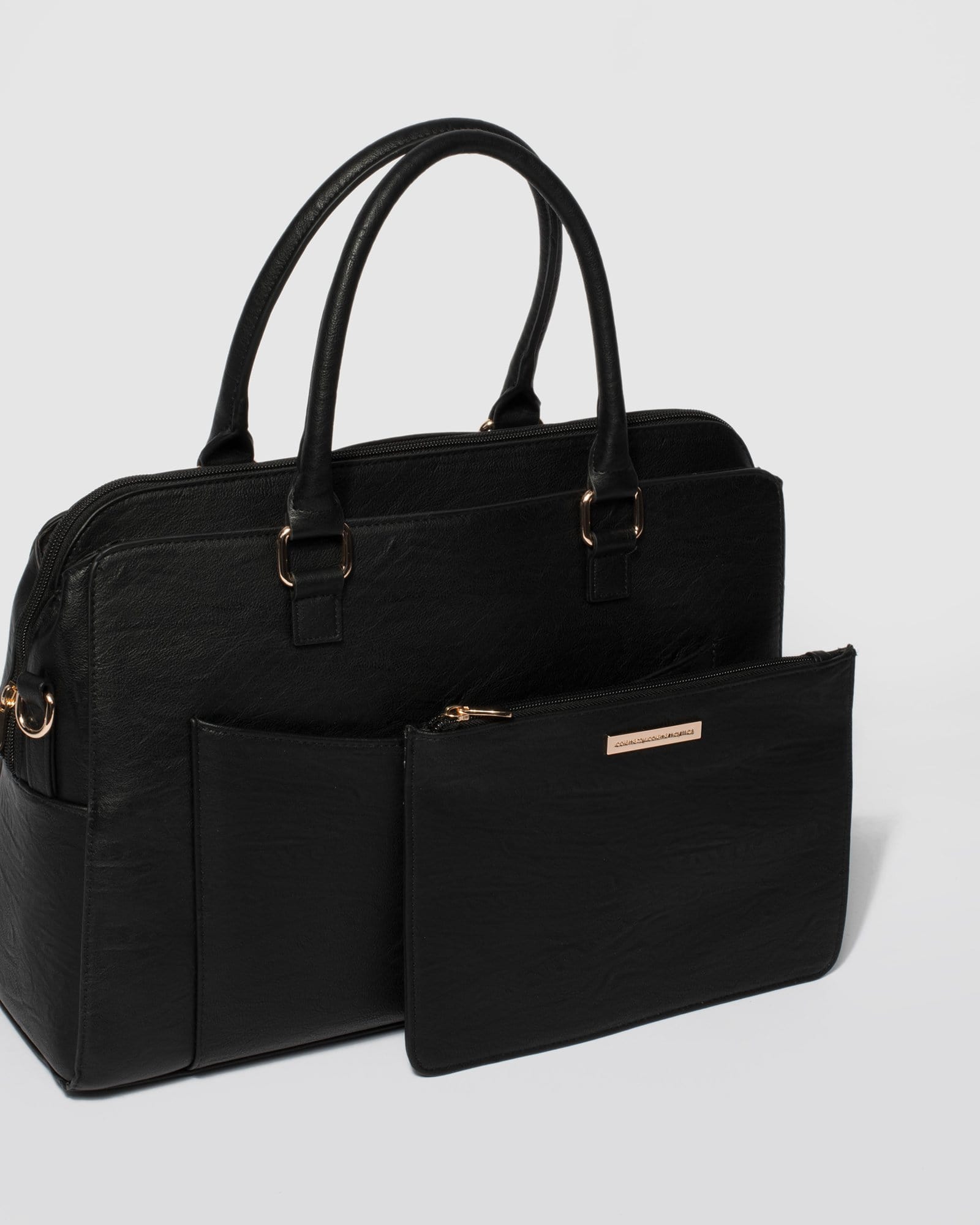 Black Taylor Pocket Tote Bag colette by colette hayman