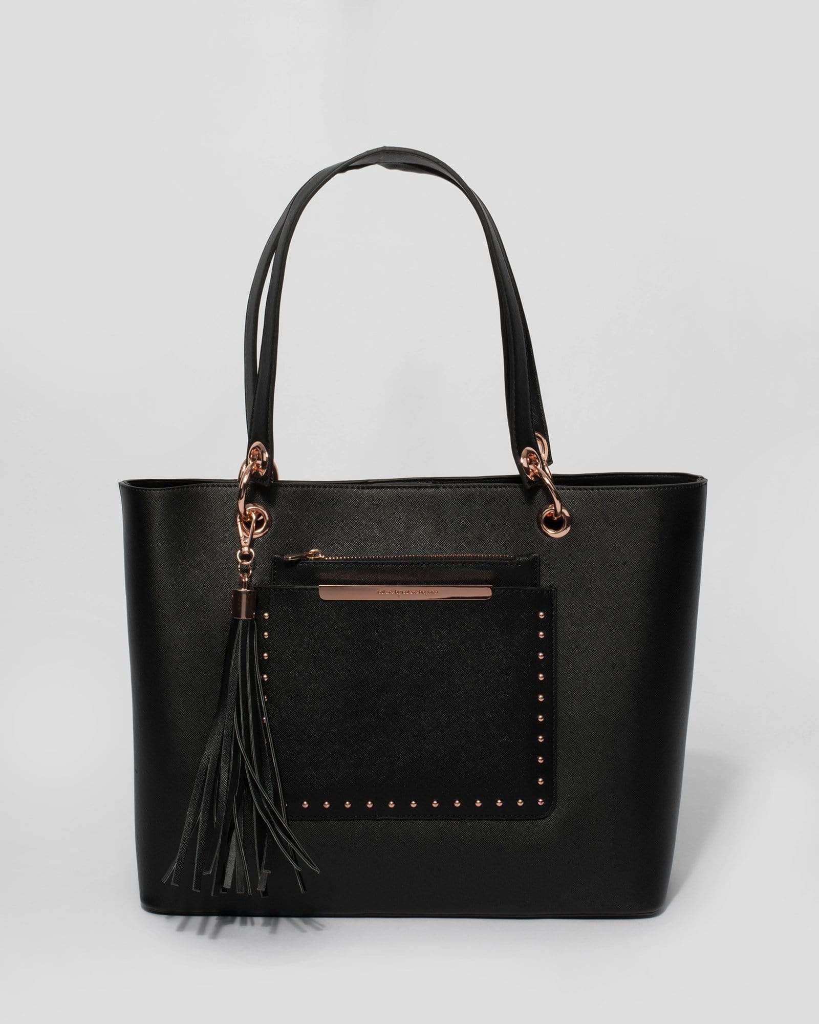 Black Tia Pocket Tote Bag – colette by colette hayman