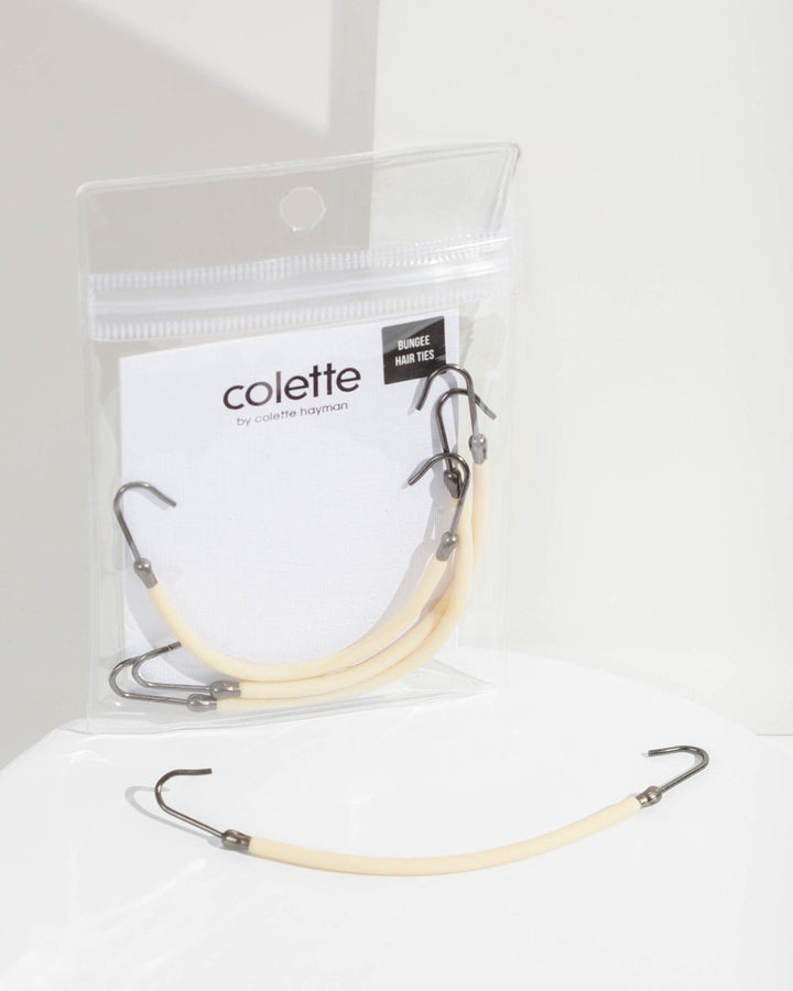 Colette by Colette Hayman Blonde 4 Pack Bungee Hair Ties