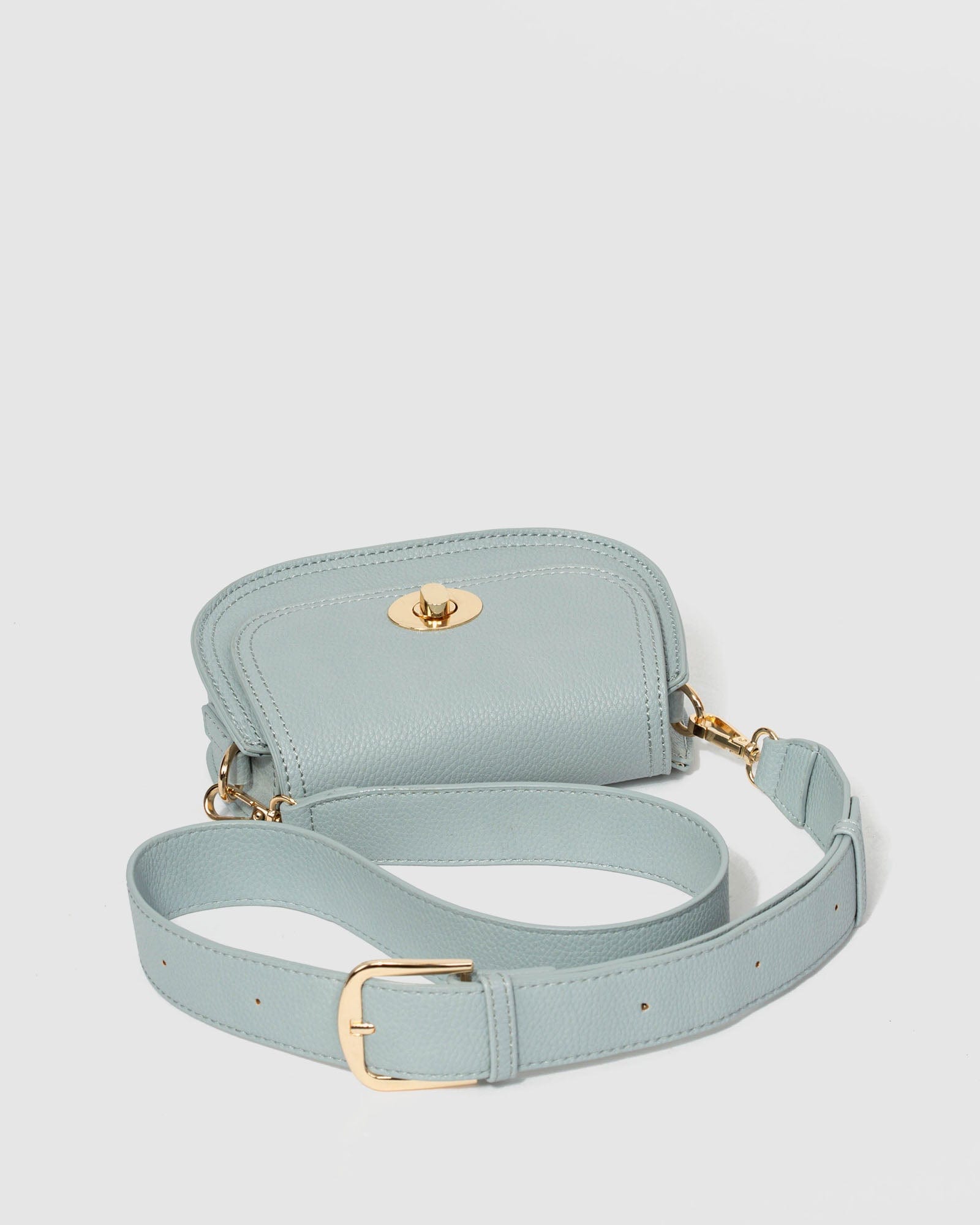 Blue Kalani Saddle Crossbody Bag – colette by colette hayman