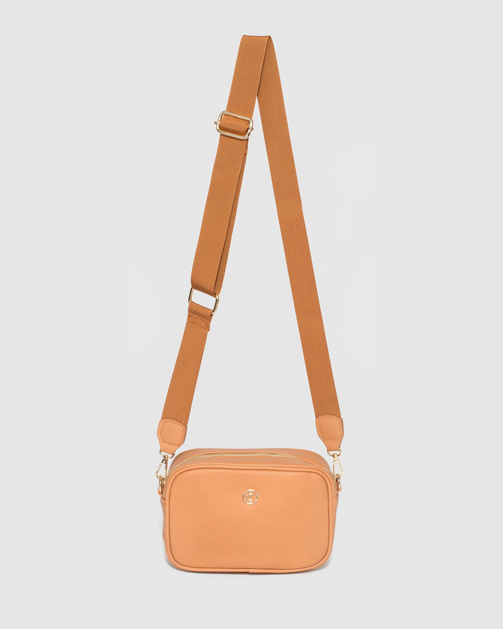 Caramel Hettie Crossbody Bag | Crossbody Bags