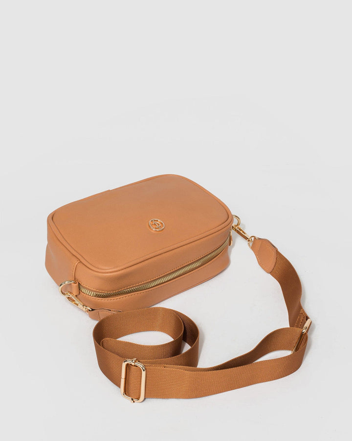 Caramel Hettie Crossbody Bag | Crossbody Bags