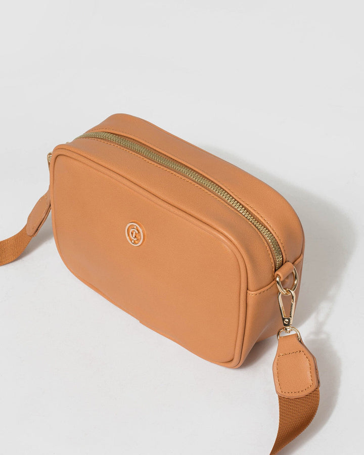 Caramel Hettie Crossbody Bag | Crossbody Bags