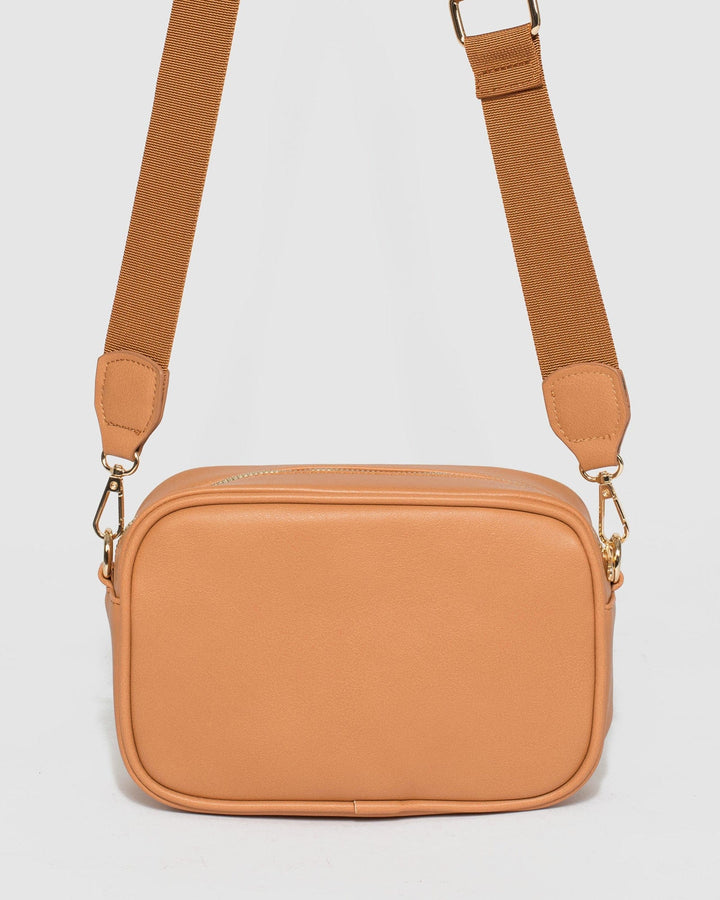 Caramel Hettie Crossbody Bag | Crossbody Bags