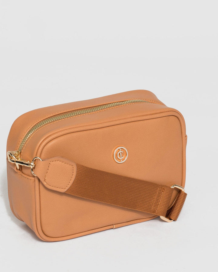 Caramel Hettie Crossbody Bag | Crossbody Bags