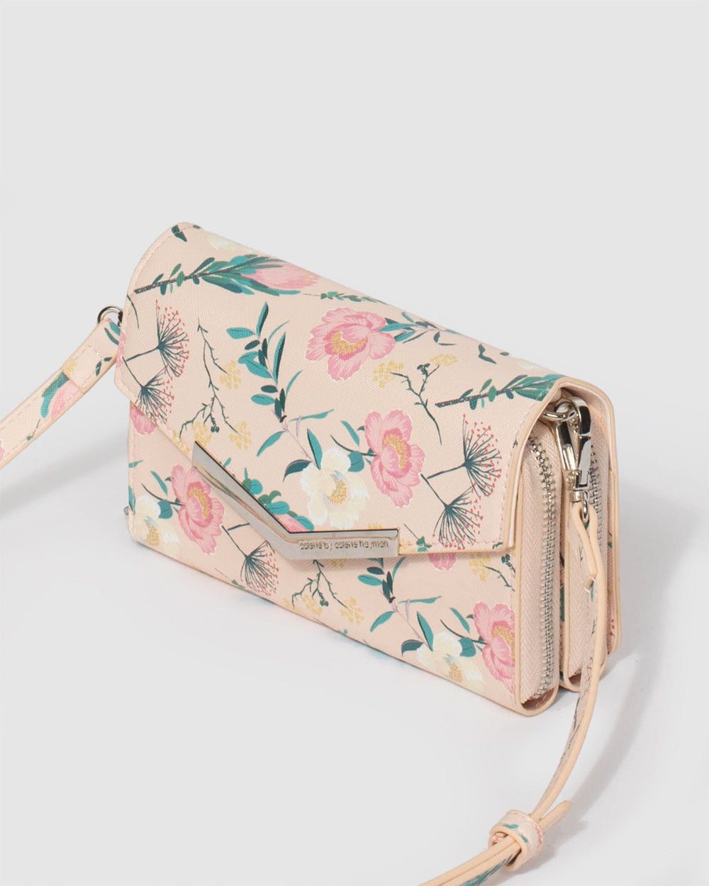 Flower Monogram Crossbody Bag Cell Phone Purse