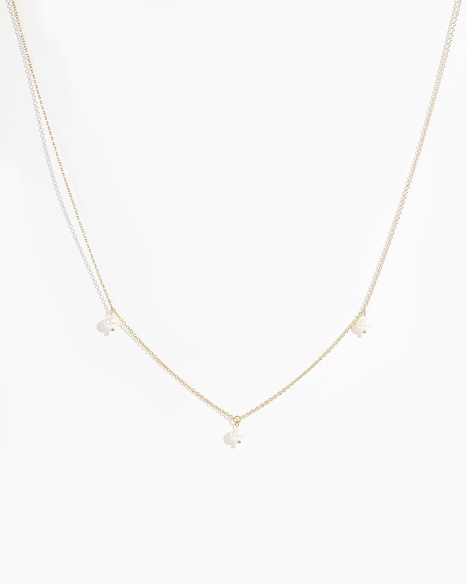 Gold Fine Pearl Necklace – colette by colette hayman