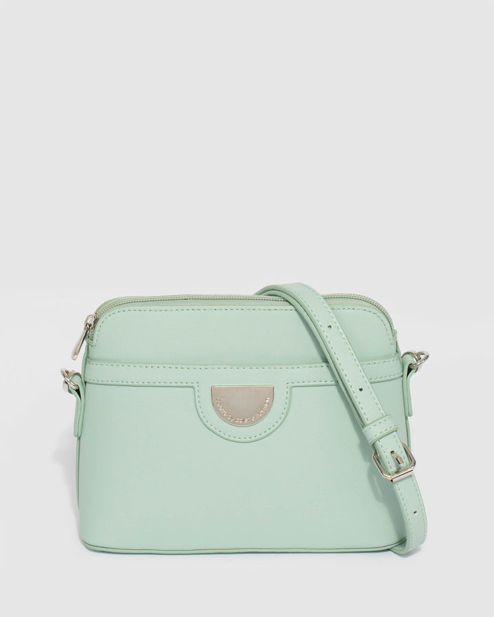 Green Karen Plate Crossbody Bag – colette by colette hayman