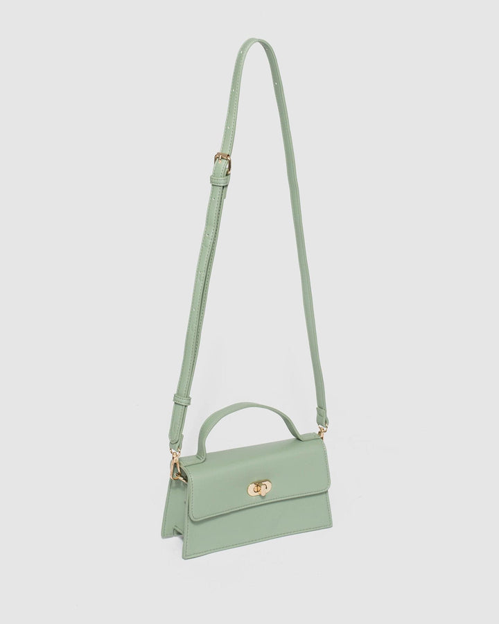 Colette by Colette Hayman Green Luna Lock Mini Bag