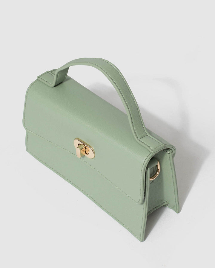 Colette by Colette Hayman Green Luna Lock Mini Bag