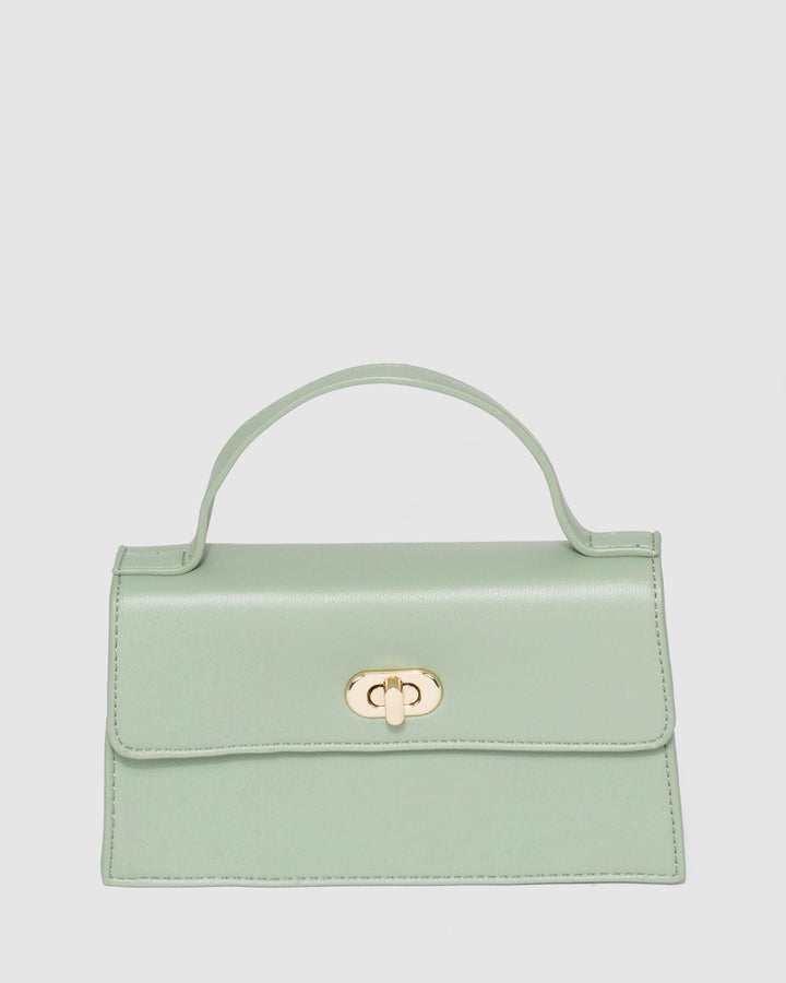 Colette by Colette Hayman Green Luna Lock Mini Bag