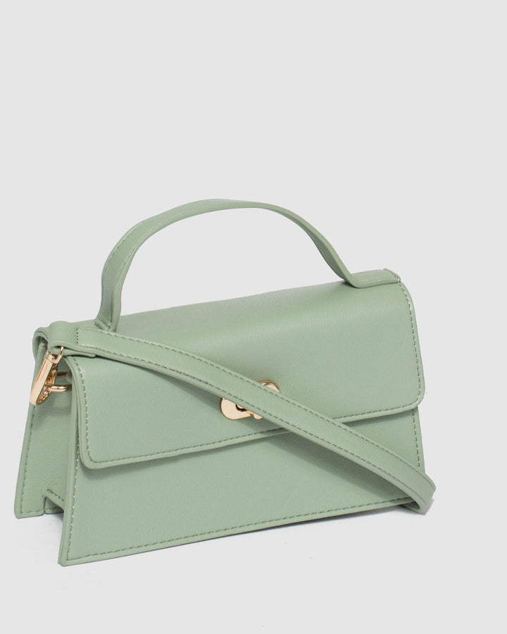 Colette by Colette Hayman Green Luna Lock Mini Bag