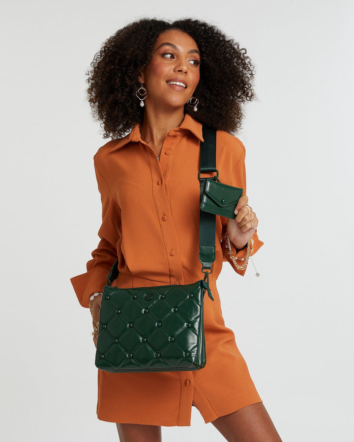 Colette by Colette Hayman Green MJ Webbing Crossbody Bag