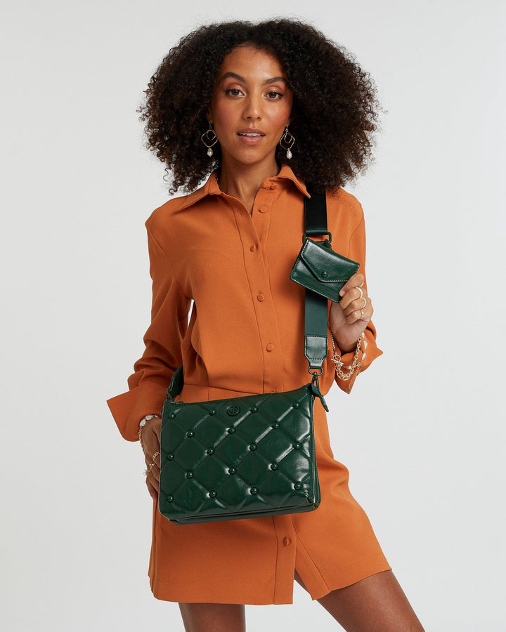 Colette by Colette Hayman Green MJ Webbing Crossbody Bag