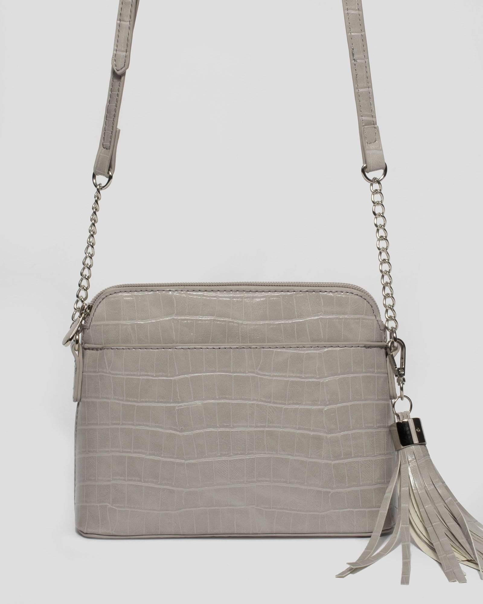 Grey crossover online bag