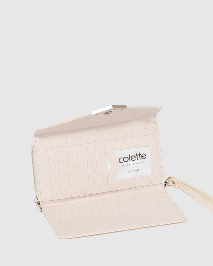 Colette by Colette Hayman Ivory Ally Envelope Wallet