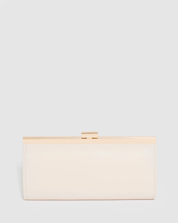 Colette by Colette Hayman Ivory Liza Clip Clutch Bag