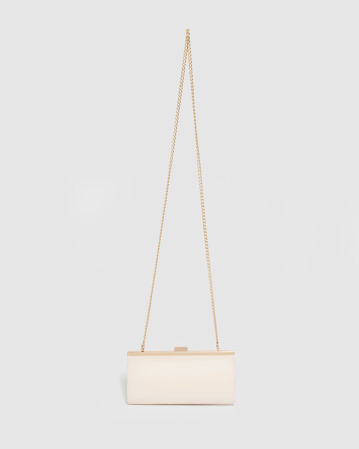 Colette by Colette Hayman Ivory Liza Clip Clutch Bag