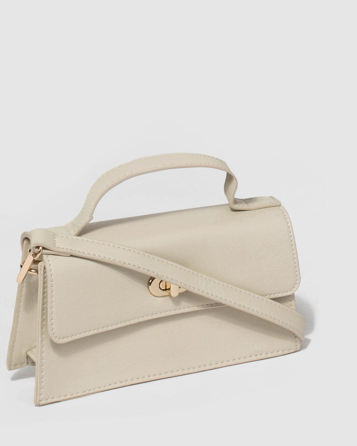 Colette by Colette Hayman Ivory Luna Lock Mini Bag