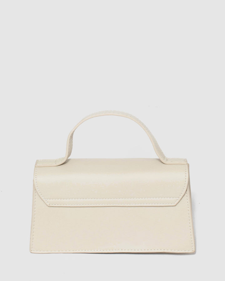 Colette by Colette Hayman Ivory Luna Lock Mini Bag