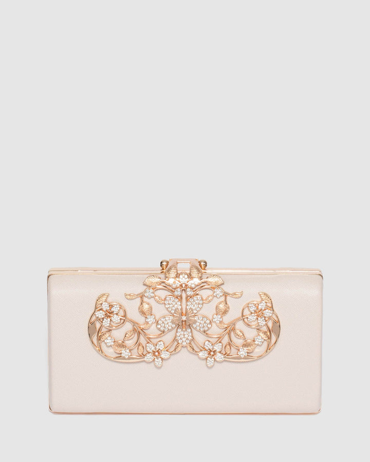 Colette by Colette Hayman Ivory Victoria Clip Clutch Bag