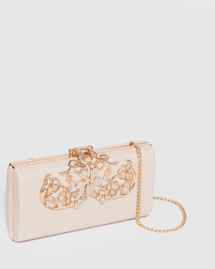 Colette by Colette Hayman Ivory Victoria Clip Clutch Bag