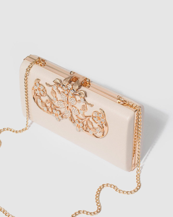 Colette by Colette Hayman Ivory Victoria Clip Clutch Bag