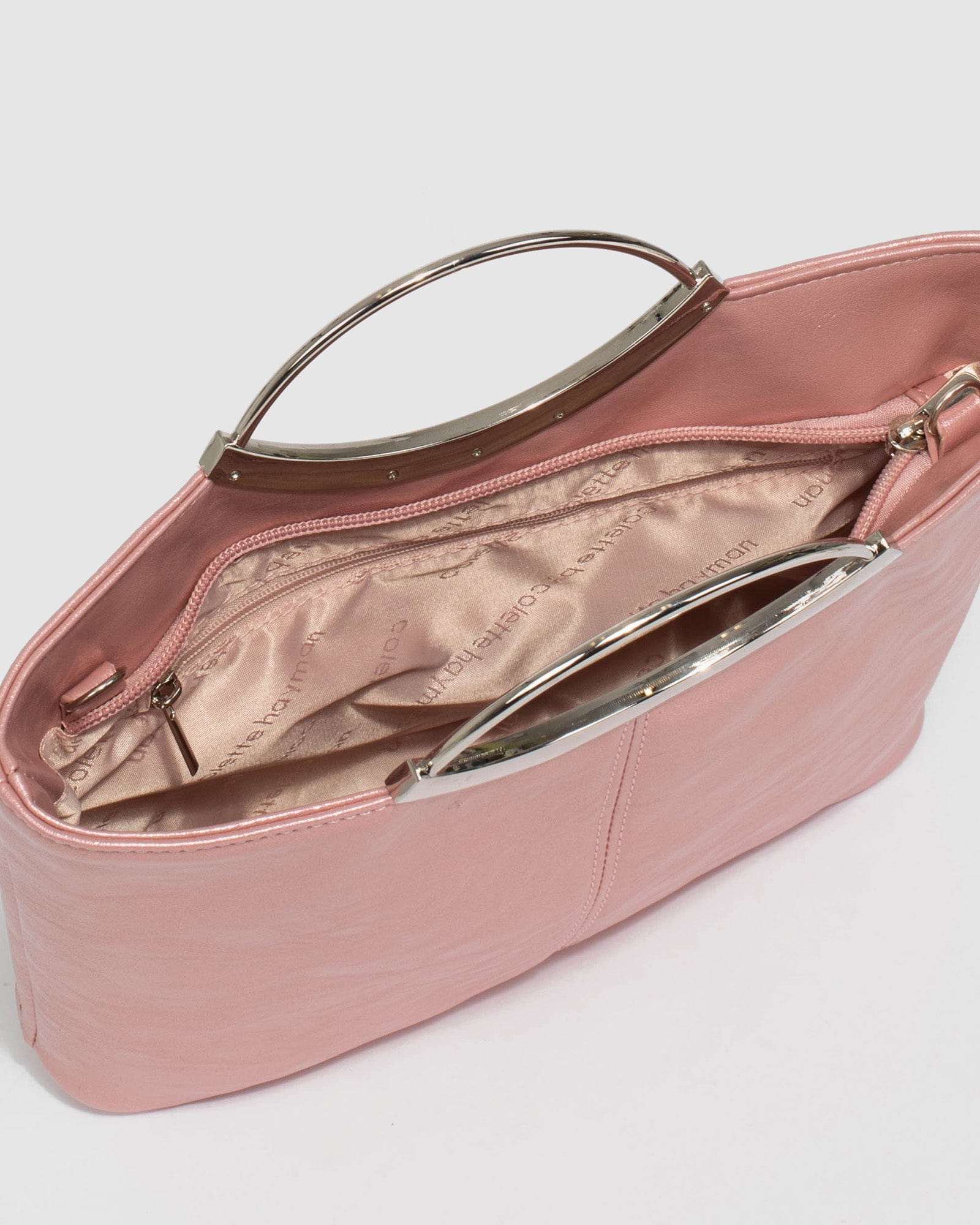 Jessie Pink Clutch Bag colette by colette hayman