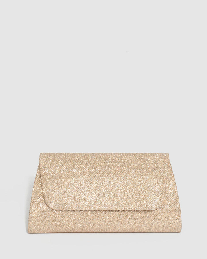 Colette by Colette Hayman Leaha Gold Evening Clutch Bag