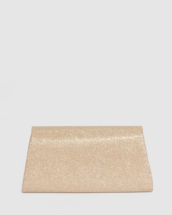 Colette by Colette Hayman Leaha Gold Evening Clutch Bag