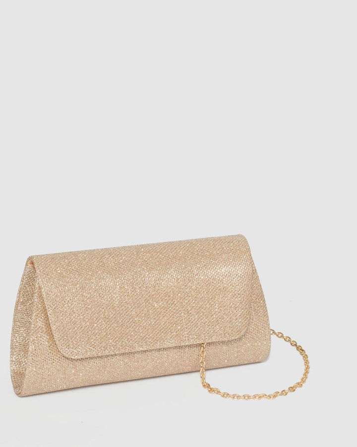 Colette by Colette Hayman Leaha Gold Evening Clutch Bag