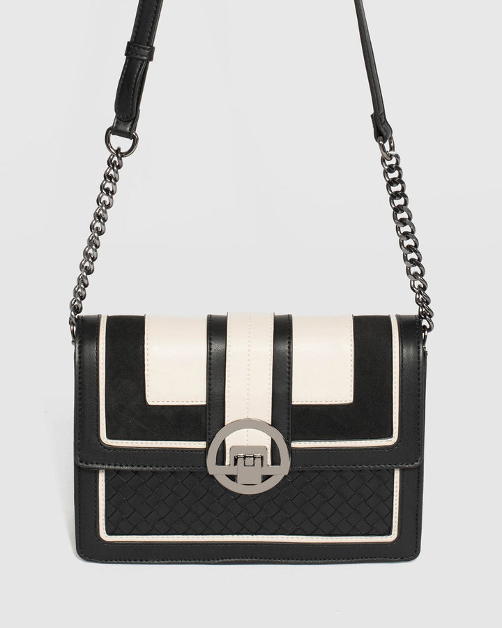 Multi Colour Orsola Lock Crossbody Bag | Crossbody Bags