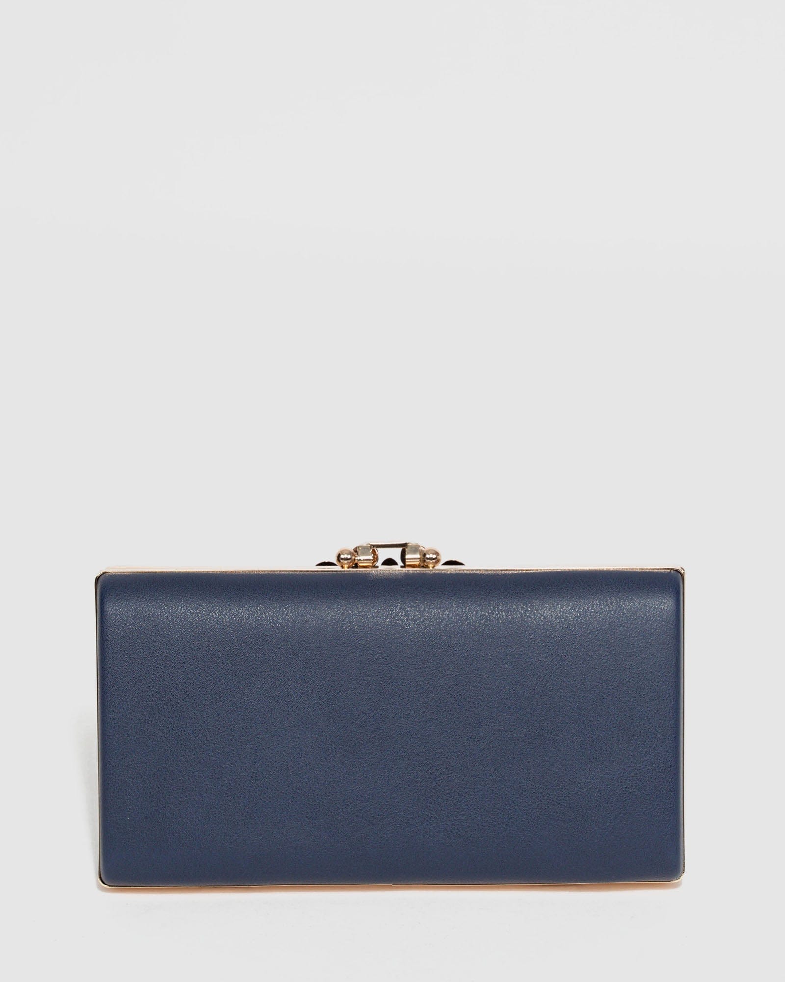 Vicky high quality Blue Clutch Purse