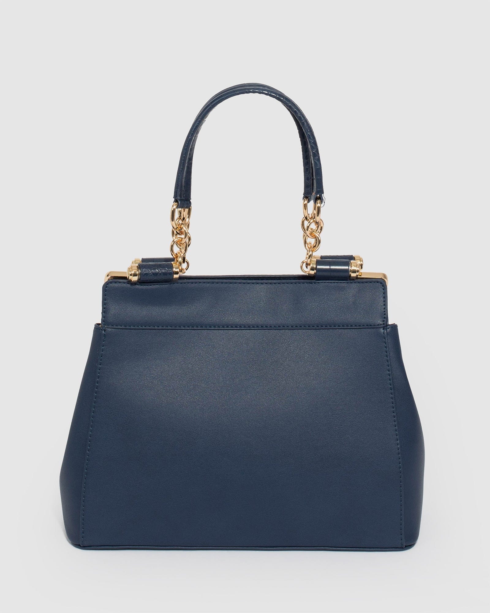 Navy Blue Zoe Quilted Tote Bag colette by colette hayman