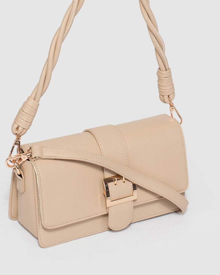 Colette by Colette Hayman Nude Francesca Twist Tote Bag