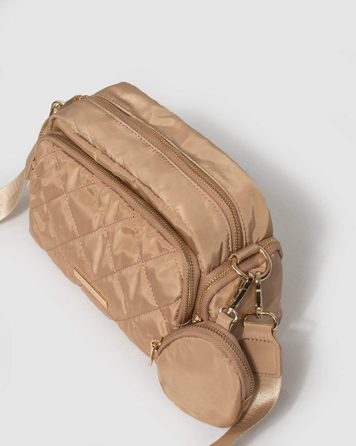 Colette by Colette Hayman Nude Harper Nylon Crossbody Bag